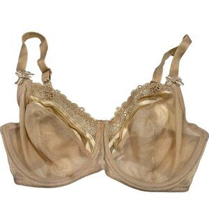 Wacoal Women's Delicate Notion Wire Bra Beige Nude 32DDD Discontinued